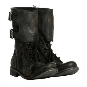 All Saints Damisi leather boot black 38